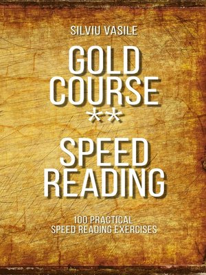 cover image of GOLD COURSE  ** SPEED READING